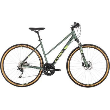 Bicicleta todocamino CUBE NATURE EXC TRAPEZ Mujer Verde 2019 0